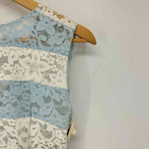KATYA KATYA LONDON 総レースボーダーノースリーブワンピース import レディース S