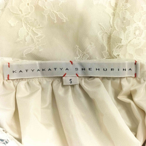 KATYA KATYA LONDON 総レースボーダーノースリーブワンピース import レディース S