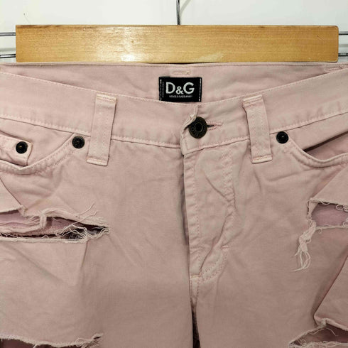 ドルチェアンドガッバーナ DOLCE&GABBANA クラッシュ加工スキニーパンツ レディース 38