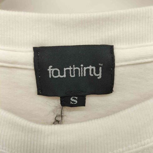 フォーサーティー fourthirty 両面プリント L/S クルーネック Tシャツ メンズ import:S