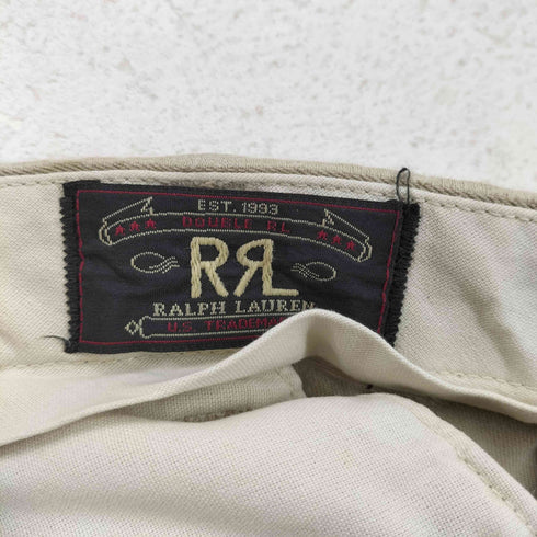 ダブルアールエルラルフローレン RRL RALPH LAUREN 90s 三ツ星 ボタンフライ コットンチノ メンズ