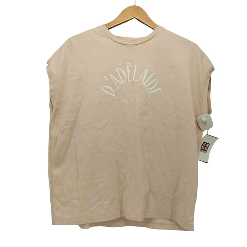 ビューティーアンドユースユナイテッドアローズ BEAUTY & YOUTH UNITED ARROWS フレンチスリーブ プリント Tシャツ レディース