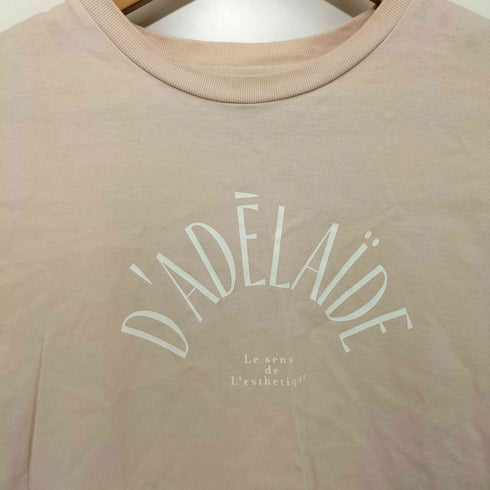 ビューティーアンドユースユナイテッドアローズ BEAUTY & YOUTH UNITED ARROWS フレンチスリーブ プリント Tシャツ レディース