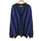 ザラ ZARA バイカラー ストライプ アクリルカーディガン メンズ import:XL