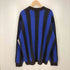 ザラ ZARA バイカラー ストライプ アクリルカーディガン メンズ import:XL
