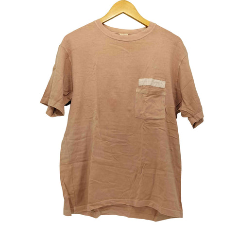 マニュアルアルファベット MANUAL ALPHABET 製品染め加工ポケットS/S Tシャツ メンズ