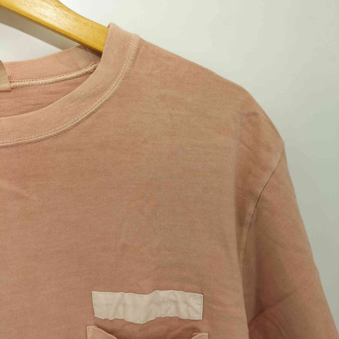 マニュアルアルファベット MANUAL ALPHABET 製品染め加工ポケットS/S Tシャツ メンズ