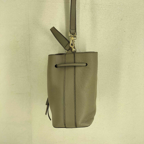 フルラ FURLA シボ革 レザー 2WAY 巾着ショルダーバッグ レディース