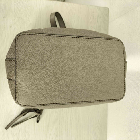 フルラ FURLA シボ革 レザー 2WAY 巾着ショルダーバッグ レディース