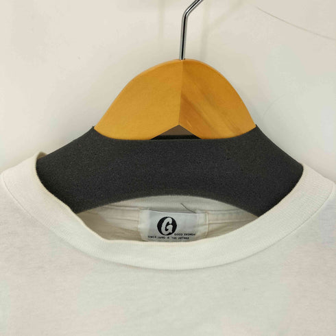 グッドイナフ GOODENOUGH 90S 初期 ONEITAボディ 両面プリント クルーネック Tシャツ メンズ JPN:L