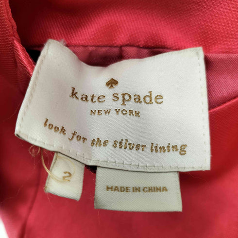 ケイトスペード Kate spade バックリボン ノースリーブワンピース レディース 2