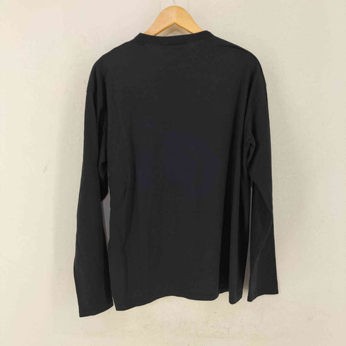 メゾンキツネ MAISON KITSUNE FOX HEAD PATCH REGULAR LONG-SLEEVED TEE-SHIRT メンズ import:M