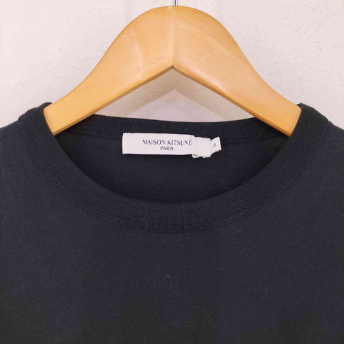 メゾンキツネ MAISON KITSUNE FOX HEAD PATCH REGULAR LONG-SLEEVED TEE-SHIRT メンズ import:M