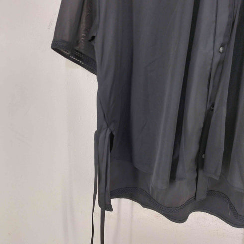 ハレ HARE シアーレイヤードシャツSS メンズ import:M