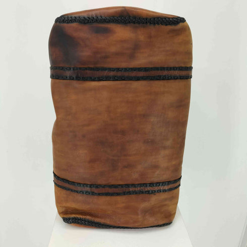 50S ハンドメイド 片爪ジップ レザー ボストンバック メンズ
