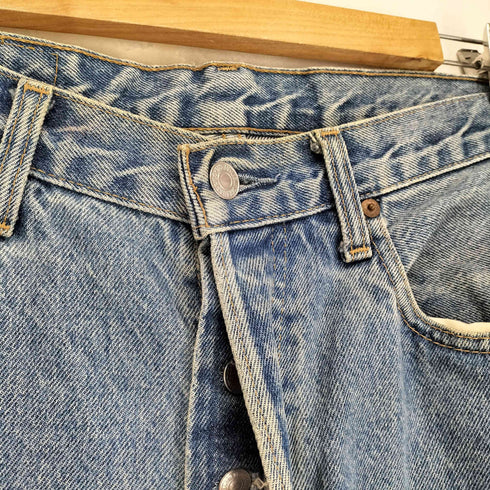 リーバイス Levis 507 ボタン裏 U10 92年05月製 イギリス製 ボタンフライ デニムパンツ メンズ W32 L34