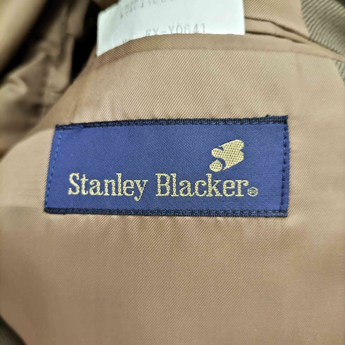 スタンリーブラッカー stanley blacker ウール100% 金ボタン 2Bテーラードジャケット メンズ 301号