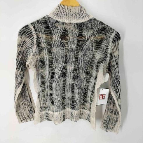ヨシキヒシヌマ PEPLUM by YOSHIKI HISHINUMA ハイネックフリルデザイン花柄プリーツトップス レディース