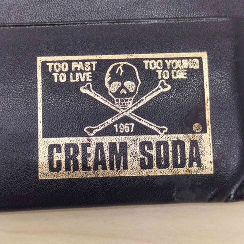 クリームソーダ CREAM SODA ロゴパッチ 長財布 メンズ