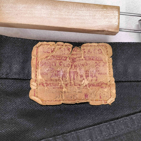 リーバイス Levis 501 ボタン裏524 エルパソ工場 後染め コーティング デニムパンツ メンズ