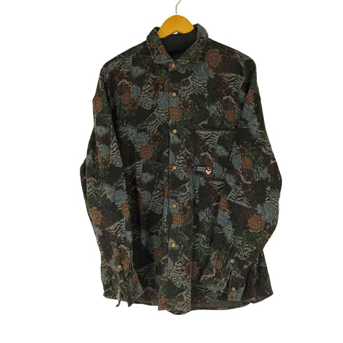 π 総柄 L/S シャツ メンズ JPN:L