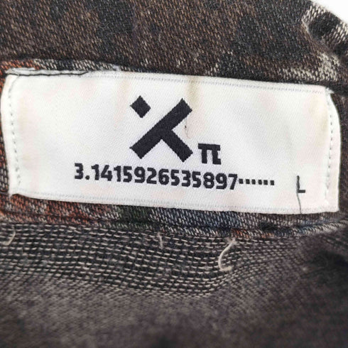 π 総柄 L/S シャツ メンズ JPN:L