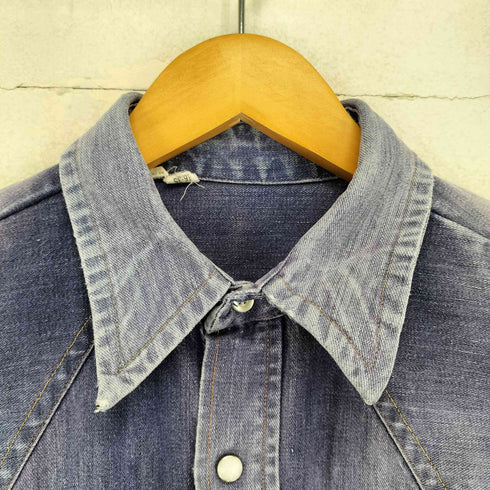 70s SCOVILLスナップボタン ウエスタンデニムシャツ メンズ 16-35