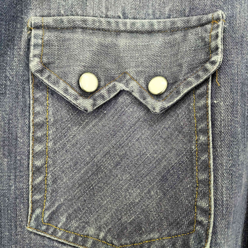 70s SCOVILLスナップボタン ウエスタンデニムシャツ メンズ 16-35