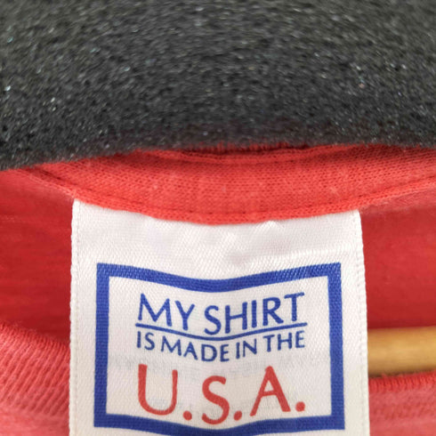 MY SHIRT 80S USA製 RUSH HOLD YOUR FIRE 両面プリント Tシャツ コピーライト1987 シングルステッチ メンズ import:M