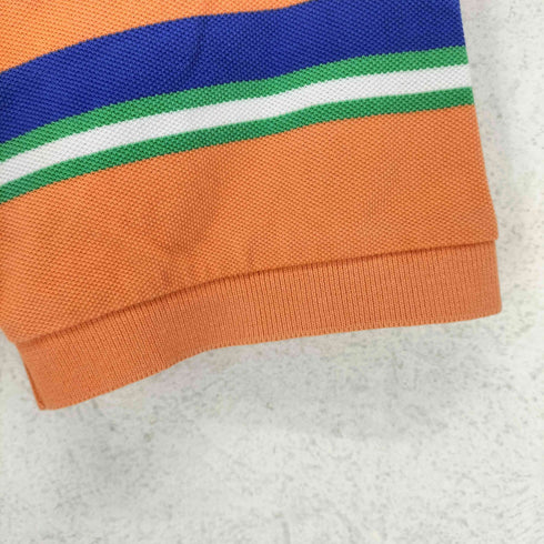 ポロバイラルフローレン Polo by RALPH LAUREN 鹿の子 ポニー刺繍 ボーダーS/S ポロシャツ メンズ JPN:M