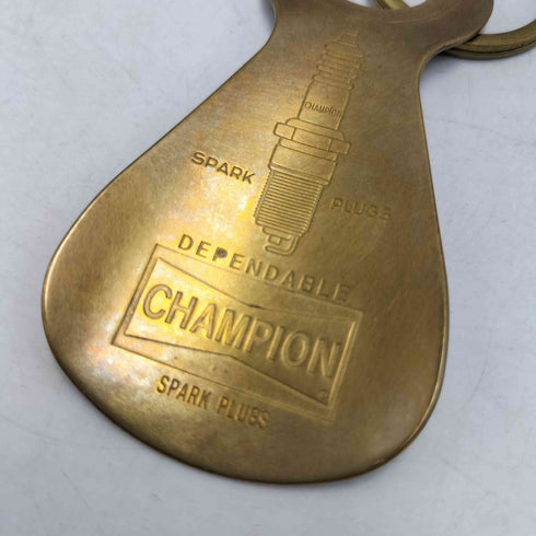 SPARK PLUGS 真鍮 CHAMPION 刻印 靴ベラ シューホーン アクセサリー メンズ