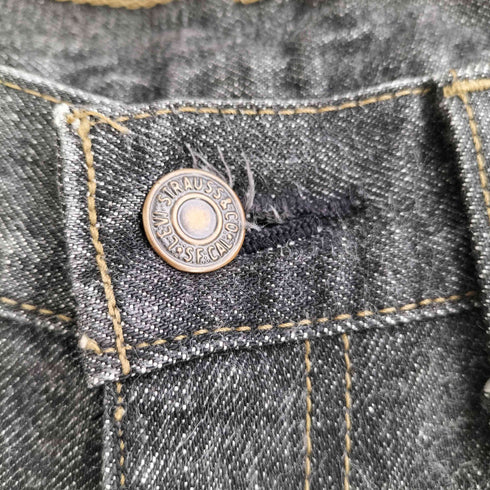 リーバイス Levis 90S 98年製 ボタン裏 J09 刻印 551 ブラックデニムパンツ レディース W27 L32