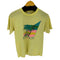 80-90S USA製 TROPICAL プリント クルーネック Tシャツ 袖シングル メンズ import:L