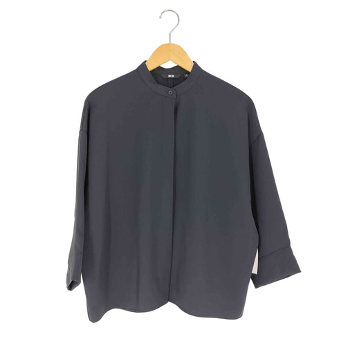 ユニクロ UNIQLO ドレープブラウス 7分袖 レディース JPN:M