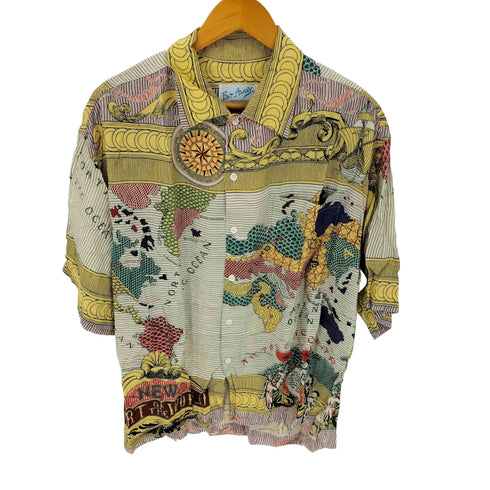 Far Away インドネシア製 総柄 S/S シャツ メンズ import:M