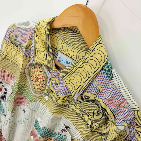 Far Away インドネシア製 総柄 S/S シャツ メンズ import:M