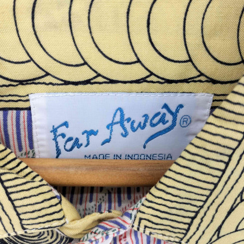 Far Away インドネシア製 総柄 S/S シャツ メンズ import:M