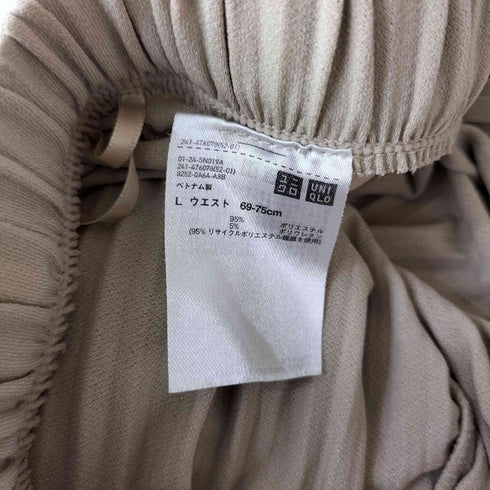 ユニクロ UNIQLO プリーツパンツ レディース JPN:L