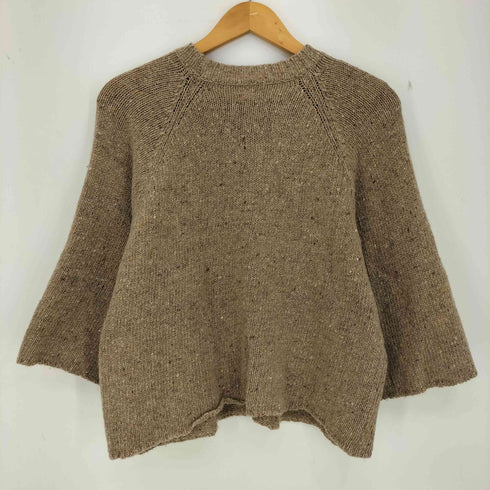 ナチュラルランドリー NATURAL LAUNDRY ネップ ウールニットプルオーバー レディース JPN:2