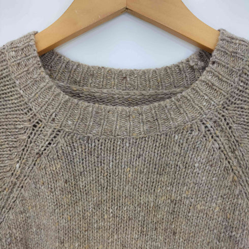 ナチュラルランドリー NATURAL LAUNDRY ネップ ウールニットプルオーバー レディース JPN:2