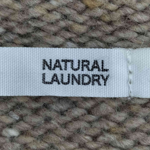 ナチュラルランドリー NATURAL LAUNDRY ネップ ウールニットプルオーバー レディース JPN:2