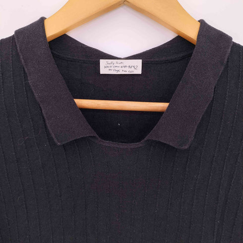 サリースコット Sally Scott リブニット ポロシャツ レディース JPN:M