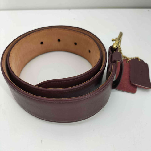 コーチ COACH レザーバックルベルト レディース SMALL