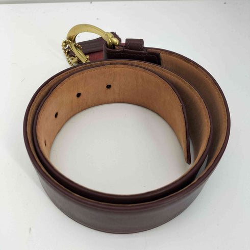 コーチ COACH レザーバックルベルト レディース SMALL