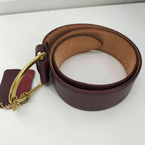 コーチ COACH レザーバックルベルト レディース SMALL