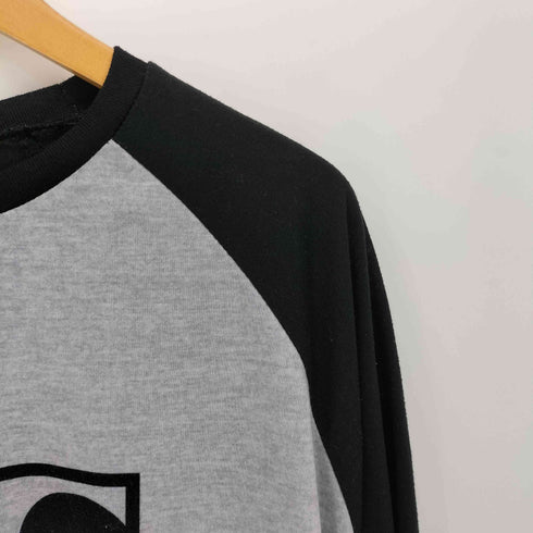テーマパークキャラクター L/S ラグラン Tシャツ メンズ L/G