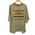 90-00s HARBORSIDE GRAPHICS 90S USA製 カヌー プリント クルーネック Tシャツ ボックスシルエット メンズ import:XL