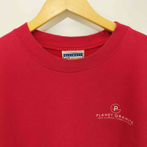 ヘインズ Hanes 90S 刺繍タグ ハイチ製 イベントスタッフ クルーネック プルオーバースウェット メンズ