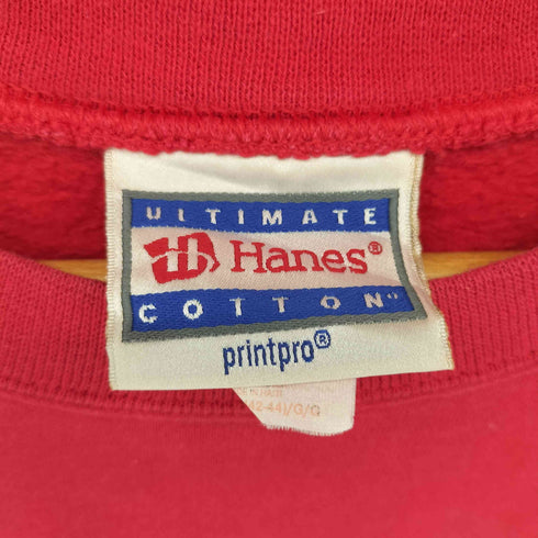 ヘインズ Hanes 90S 刺繍タグ ハイチ製 イベントスタッフ クルーネック プルオーバースウェット メンズ