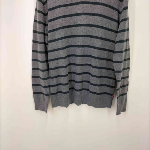 リーバイス Levis Vネック コットン ボーダー ニット メンズ import:L